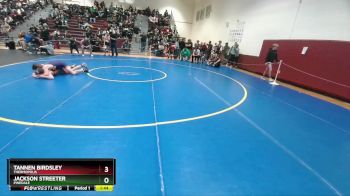 126 lbs Cons. Round 2 - Tannen Birdsley, Thermopolis vs Jackson Streeter, Pinedale