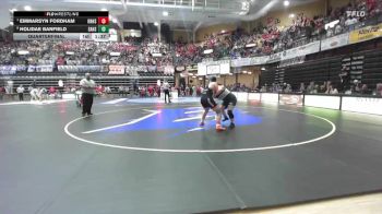 235 lbs Quarterfinal - Emmarsyn Fordham, Onaga Hs vs Holidae Banfield, Sabetha Hs