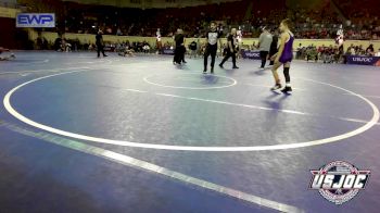 67 lbs Consolation - Hendrix Henley, Chickasha Youth Wrestling vs Lorenzo Hernandez, Lone Grove Takedown Club