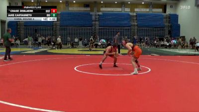 133 lbs Cons. Round 4 - Jake Castagneto, Unattached-UVU vs Chase DeBlaere, Oregon State