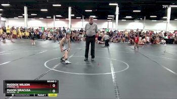 76 lbs Round 2 (6 Team) - Maddox Wilson, CTWHALE vs Mason Siracusa, Ruthless