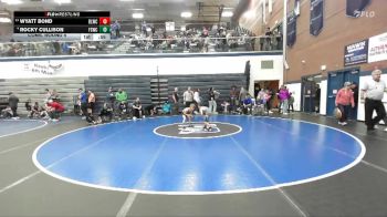 56 lbs Cons. Round 5 - Wyatt Bond, Bear Lake Wrestling Club vs Rocky Cullison, Fighting Squirrels Wrestling Club