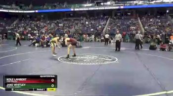 1 lbs Quarterfinal - Jake Whitley, Pamlico County vs Kole Lambert, East Wilkes