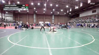 105 lbs Cons. Round 5 - Rhemy Hutchcraft, Smithville vs Jaylyn Lazzerini, Owasso