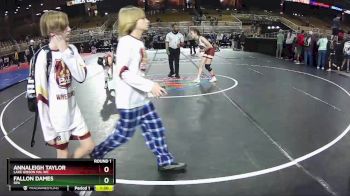 102 lbs Round 1 - Annaleigh Taylor, Lake Gibson PAL WC vs Fallon Dames, RPA