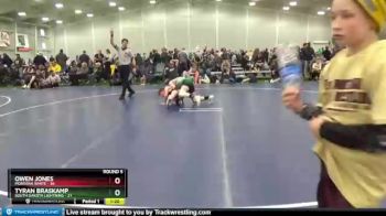 135 lbs Round 5 (6 Team) - Tyran Braskamp, South Dakota Lightning vs Owen Jones, Montana White