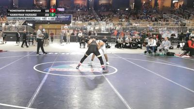 165 2A 1st Place Match - Konstantin Khaspekian, Lake Gibson vs Kawayran Vazquez, Jesuit