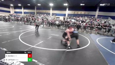 190 lbs Round Of 128 - Kano Gordon, Betsu WC vs Brandon Lertique, Manu WC