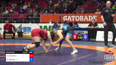 68kg Quarterfinal - Ellise Daynes, Dinos WC vs Kirti Saxena, Akhara Of Champions WC