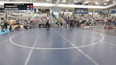 215 lbs Cons. Quarters - Hudson Koch, Nevada Elite Wrestling vs Brayden Calmes, Glenrock Wrestling Club
