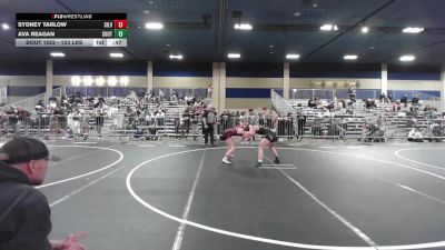 123 lbs Consi Of 8 #1 - Sydney Tarlow, Silverback WC vs Ava Reagan, South Kona WC