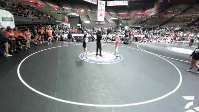 115 lbs Aris Fry, SAWA - Sacramento Area Wrestling Association vs Irini Poka, OCWA - Orange County Wrestling Association