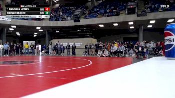105 lbs Champ. Round 3 - Angelina Nettey, Unattached vs Brielle Becker, Unattached