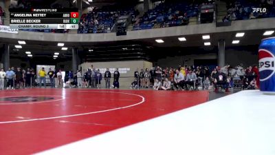 105 lbs Champ. Round 3 - Angelina Nettey, Unattached vs Brielle Becker, Unattached