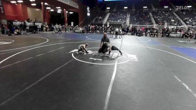 46 lbs Semifinal - Lincoln Idso, Dickinson WC vs Oaken Lorance, Sanderson Wrestling Academy