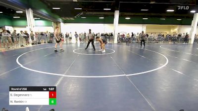 126 lbs Round Of 256 - Sebastian Degennaro, FL vs Noah Rankin, VA