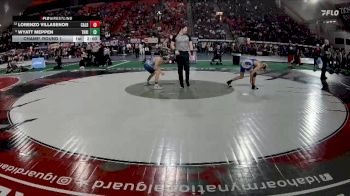 6A 98 lbs Champ. Round 1 - Wyatt Meppen, Thunder Ridge vs Lorenzo Villasenor, Caldwell