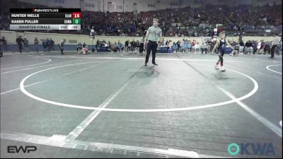 49 lbs Quarterfinal - Remmi Schwahn, Chandler Takedown Club vs Ivan Torres, Chickasha Wrestling