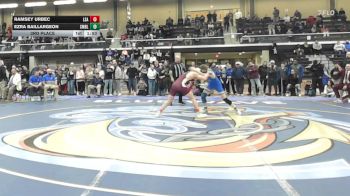 150 lbs 3rd Place - Ramsey Urbec, La Salle Academy vs Ezra Baillargeon, Cumberland