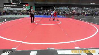 135 lbs Round Of 128 - Venancio Aparicio, Hermiston Wrestling vs Eric Lopez, Peterson Grapplers