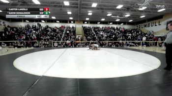 120 lbs Final - Carter Lanzilli, Ridgefield vs Gavin Donaldson, Staples
