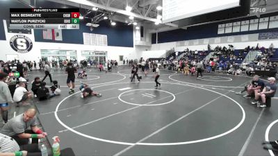 120 lbs Cons. Semi - Max Besneatte, Chaparral High School Wrestlin vs Waylon Purzycki, El Dorado High School