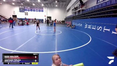 71 lbs Round 2 - Nash Walcker, Rawlins Wrestling Club vs Santiago Piplica, Riverton USA Wrestling