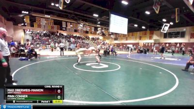 195 lbs Cons. Round 6 - Finn Conner, La Costa Canyon vs Max Oberweis-Manion, Saint Francis