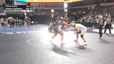 235 lbs 3rd Place - Ashley Wafer, Lakewood (SS) vs Isabella Lorenzana, Marina (SS)