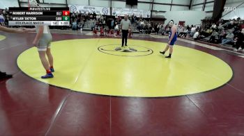 190 lbs 9th Place Match - Wyler Tatton, Carbon vs Robert Harrison, Delta