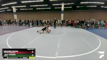 100-102 lbs Round 2 - Jayci Waters, Texas vs Brayden Bomar, Rio Vista Wrestling