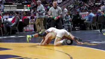 139 lbs 7th Place - Tanner Hamilton, Grove City vs Michael Gorrell, Conwell Egan