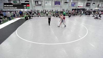 JR BOYS HARD LUCK - 125.6-129.4 Champ. Round 2 - Jet Millison, Basehor-Linwood High School Wrestling vs Rocco Macellaio, Team El1te Wrestling