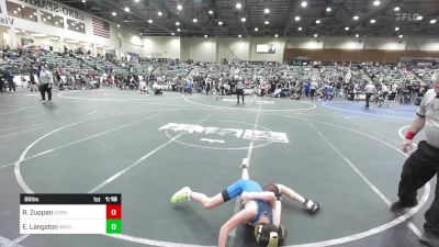86 lbs Quarterfinal - Reese Zuppan, Corning Sharks vs Ehziah Langston, Wrightwood Wrestling Club