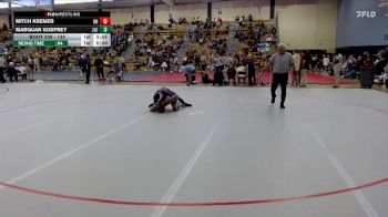133 lbs Cons. Round 2 - Mitch Kremer, UNATTACHED vs Marquan Godfrey, Joliet Junior College