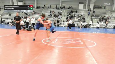 145 lbs Consi Of 16 #2 - Isaiah Ebersbach, CA vs Ryan Going, NJ