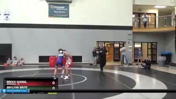 77 lbs 4th Wrestleback (16 Team) - Brock Goebel, Nebraska vs Brylynn Brite, Colorado Blue