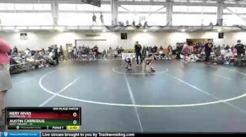 71 lbs Placement Matches (8 Team) - Nery Rivas, Washington vs Austin Carrodus, West Virginia