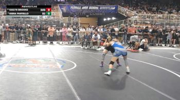 105 lbs Champ. Round 1 - Kailyn Brooks, Davenport vs Kiera Partello, Barron G Collier