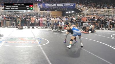 105 lbs Champ. Round 1 - Kailyn Brooks, Davenport vs Kiera Partello, Barron G Collier