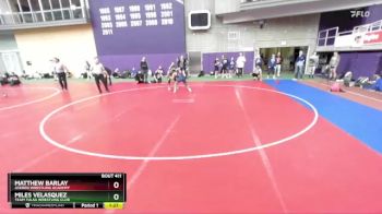 132 lbs Champ. Round 2 - Matthew Barlay, Askren Wrestling Academy vs Miles Velasquez, Team Tulsa Wrestling Club