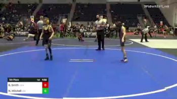 72 lbs 5th Place - Brody Smith, Legacy Boltz vs Nate Mitchell, USA Gold