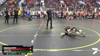 58 lbs Cons. Round 3 - Preston Berry, Rockford WC vs John Hill, Wildcat WC - Lakeview