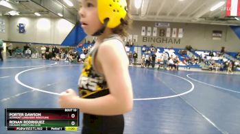 58-62 lbs Round 2 - Porter Dawson, Altamont Longhorn Wrestling vs Ronan Rodriguez, Cougars Wrestling Club