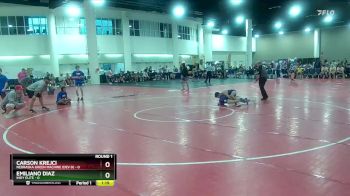 106 lbs Round 1 (6 Team) - Emiliano Diaz, Indy Elite vs Carson Krejci, Nebraska Green Machine (Dev B)