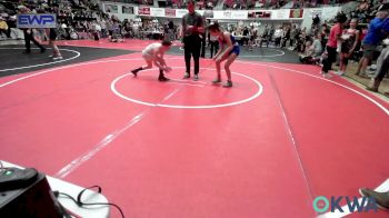 88 lbs Rr Rnd 1 - Paisley Heflin, Pryor Tigers vs Fisher Hutchins, Salina Wrestling Club