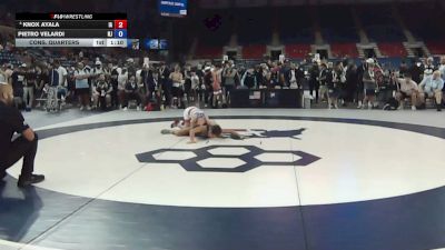 106 lbs Cons. Quarters - Knox Ayala, Iowa vs Pietro Velardi, New Jersey