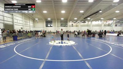 58 lbs Consi Of 4 - Charlie Langenus, Newtown vs Christian Tang, Smitty's Wrestling Barn
