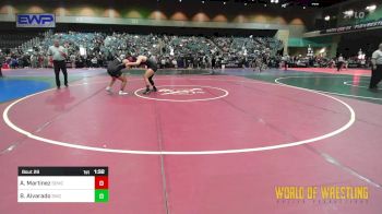 185 lbs Quarterfinal - Alizea Martinez, Salem Elite Mat Club vs Briana Alvarado, Scotsmen Wrestling Club