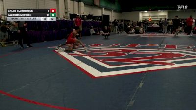 113 lbs Consi Of 8 #1 - Caleb Elvin Noble, IL vs Lazarus McEwen, WA